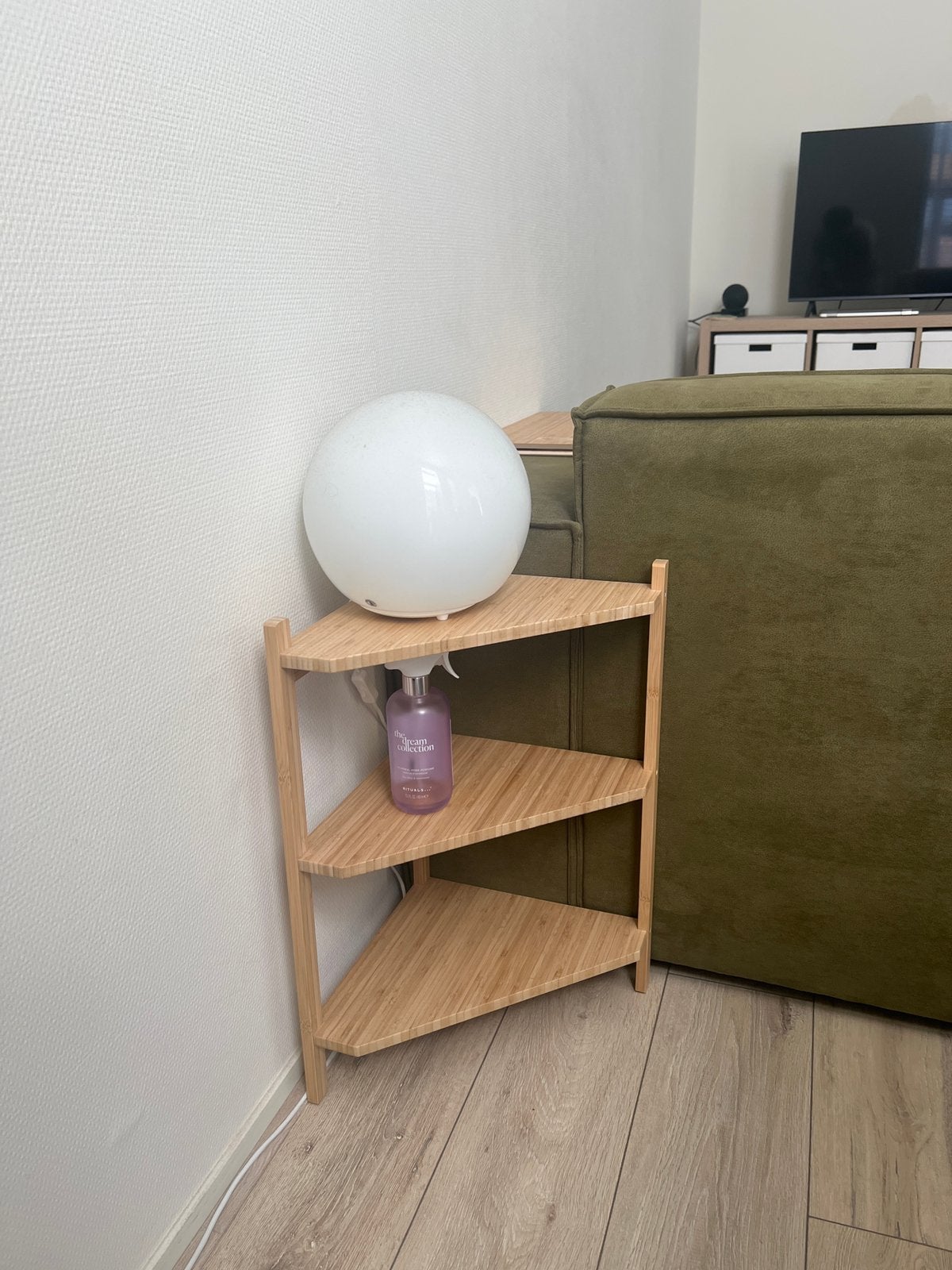Hoekplank, Huis en Inrichting, Ophalen, Zo goed als nieuw, 25 tot 50 cm, Rechthoekig