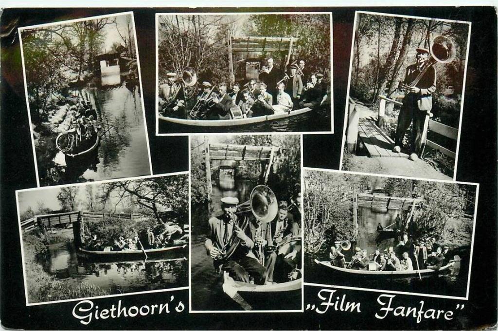 388-234-043 Giethoorn Film Fanfare, Verzamelen, Verzenden, Voor 1920, Overijssel