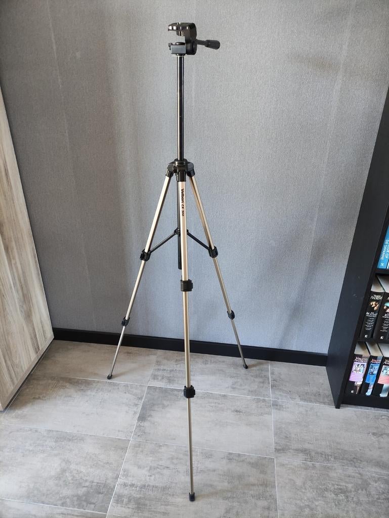 Statief velbon CX300 in tas, Ophalen of Verzenden, 150 tot 175 cm, Driepoot