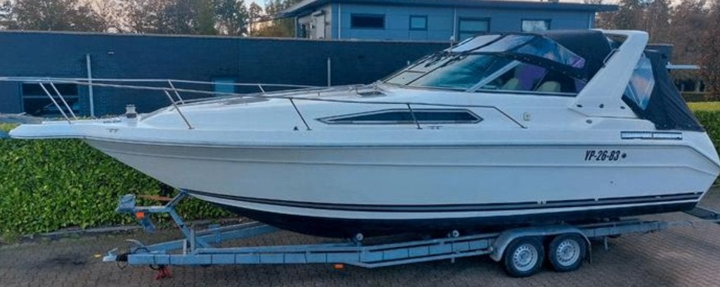 Sea Ray Sundancer 280DA, Watersport en Boten, Motorboten en Motorjachten, Gebruikt, Polyester, Benzine, Binnenboordmotor, Afdekzeil