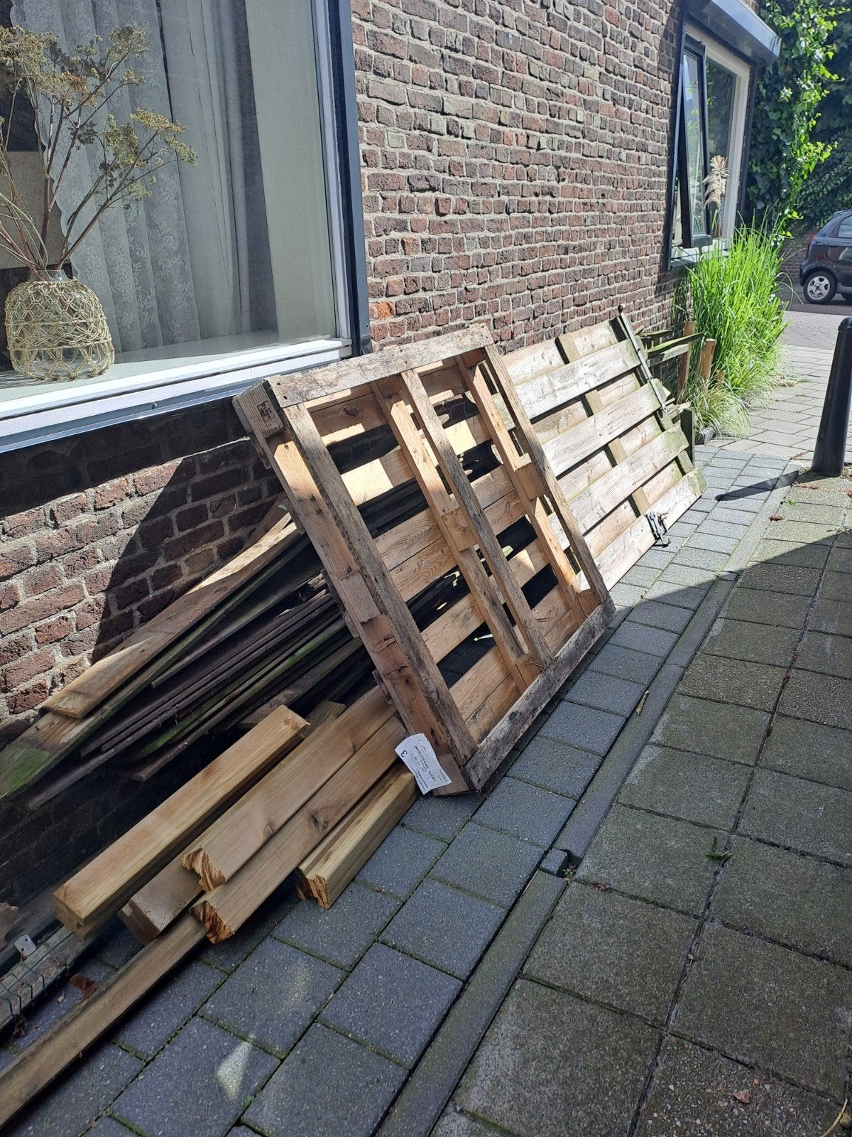 OUD HOUT GRATIS AFHALEN, Gebruikt, 25 tot 50 mm, Ophalen of Verzenden, Minder dan 200 cm