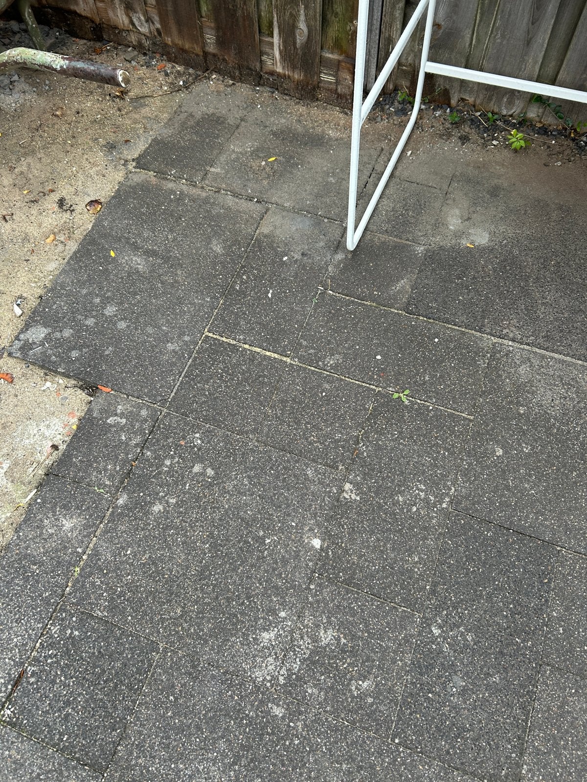 Gebruikte terrastegels - grijs beton, Tuin en Terras, Ophalen, Gebruikt, 10 m² of meer, Beton
