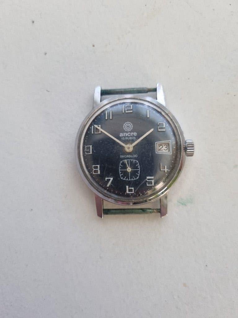 ancre heren horloge jaren 50, Ophalen of Verzenden, Overige merken