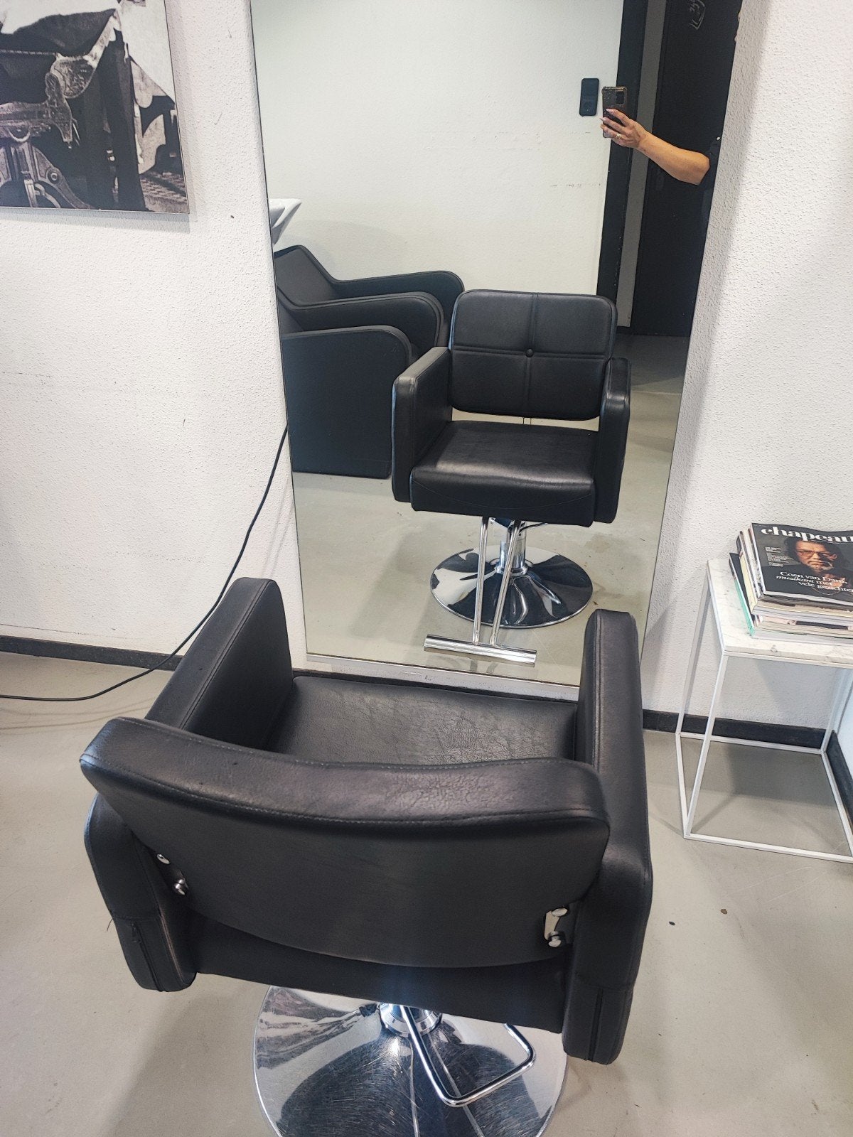 kappersstoelen, Ophalen