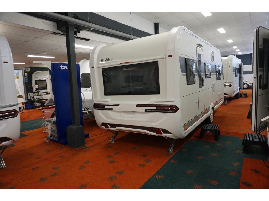 Hobby De Luxe 495 UL incl.opties asverzwaring, Rondzit, Hobby, Bedrijf, 4 tot 5 meter