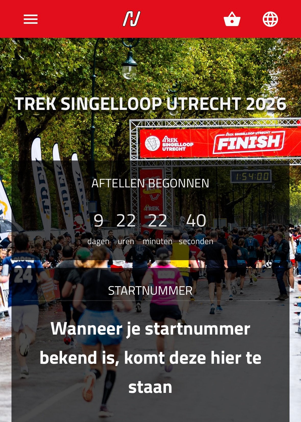 2 startbewijzen singelloop Utrecht 10 km, Twee personen