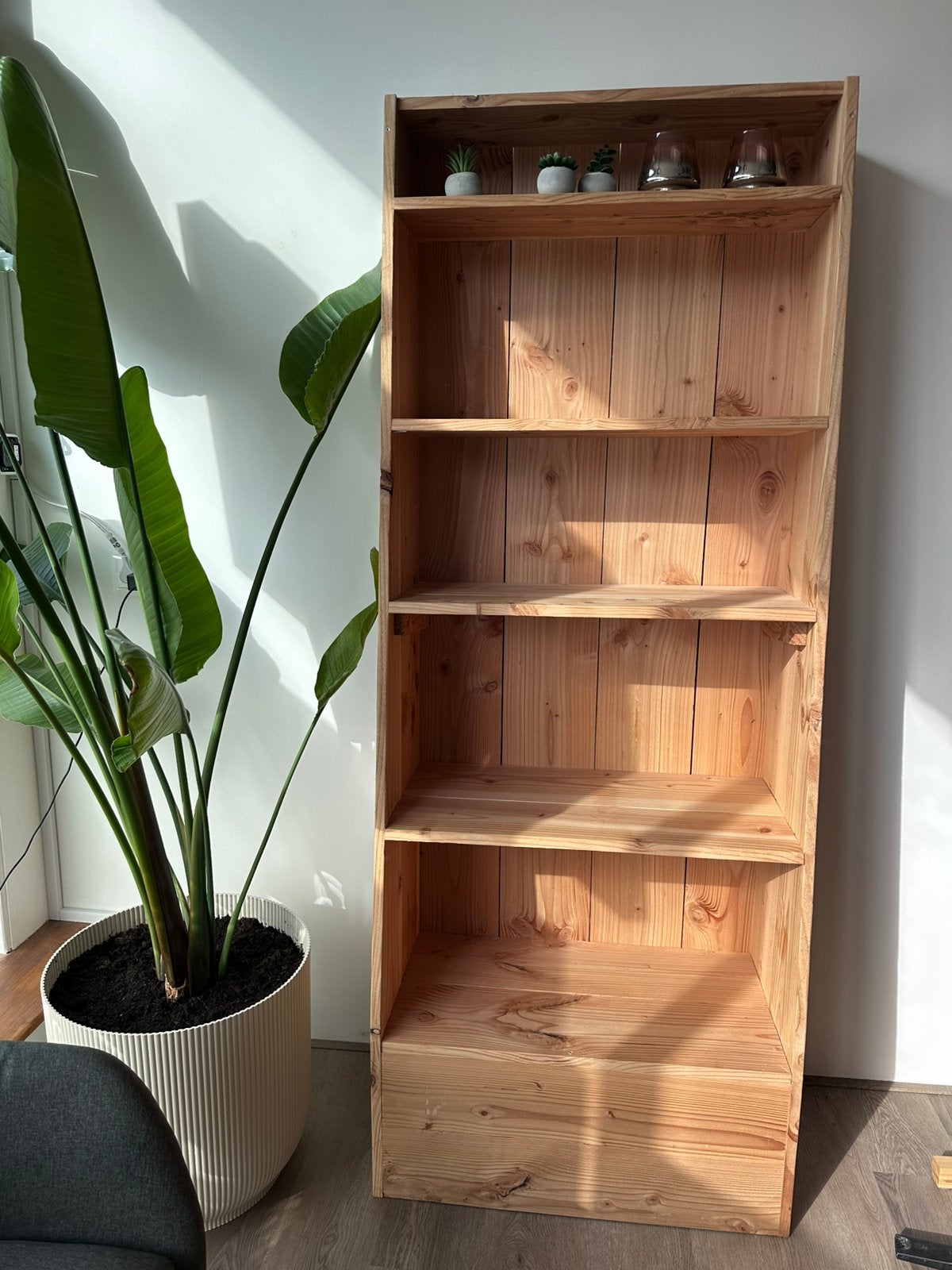 Nette houten kast, Ophalen, Gebruikt, 25 tot 50 cm, 150 tot 200 cm