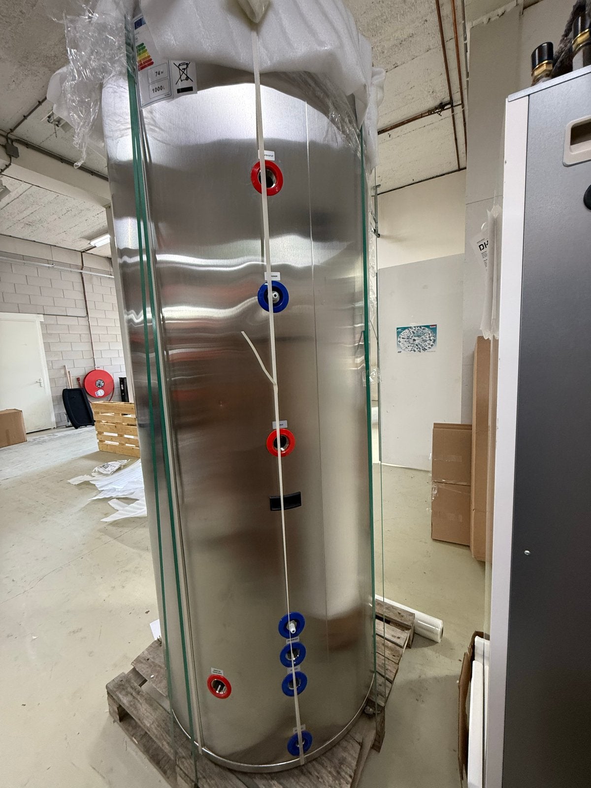 Nieuwe 1000 liter tapwaterboiler - Grote capaciteit, 100 liter of meer, Ophalen of Verzenden, Nieuw, Boiler