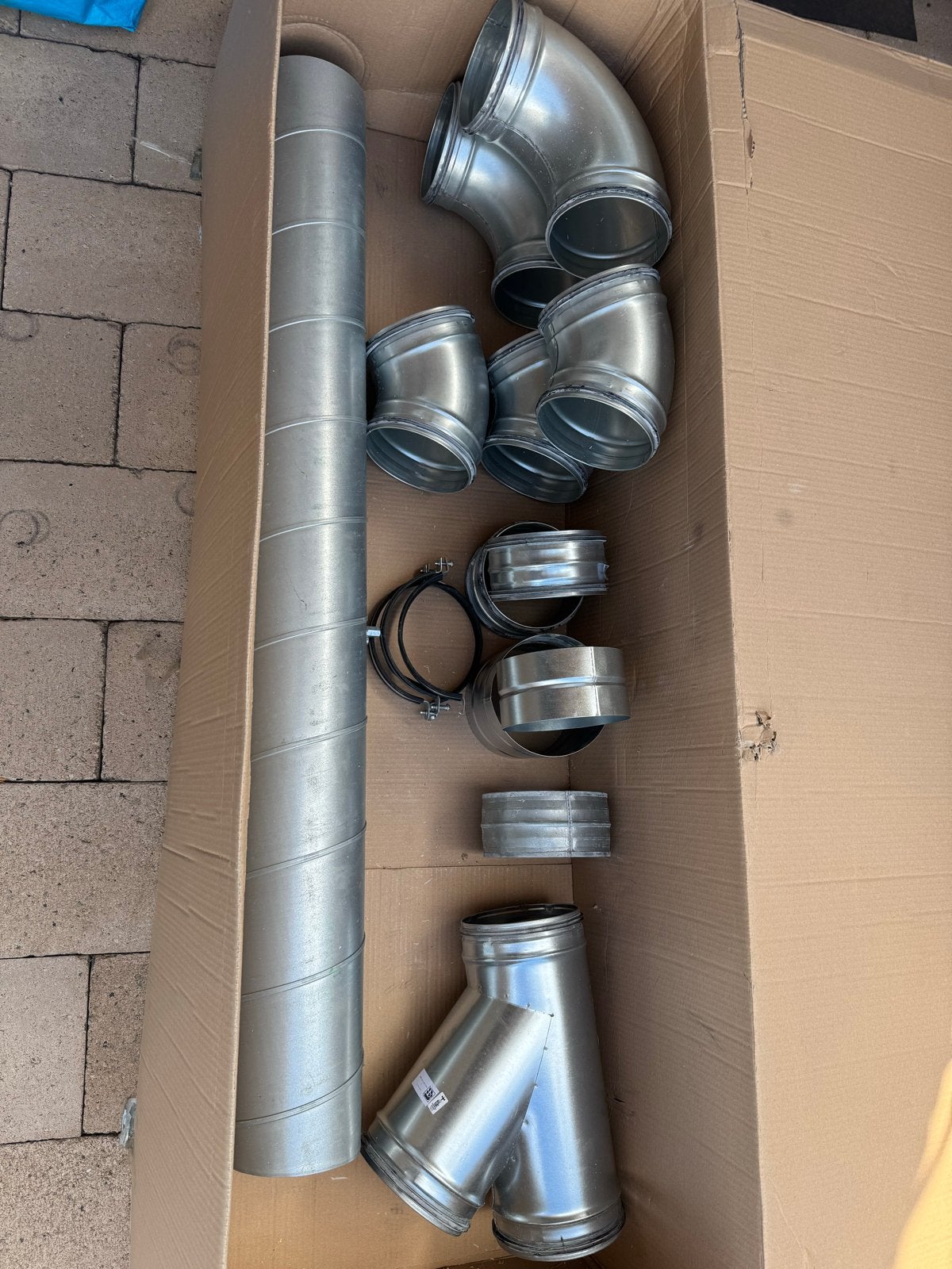 Ventilatiebuizen en bochten - Nieuwstaat diameter 150mm, Ophalen, Nieuw, Ventilator en Afzuiger