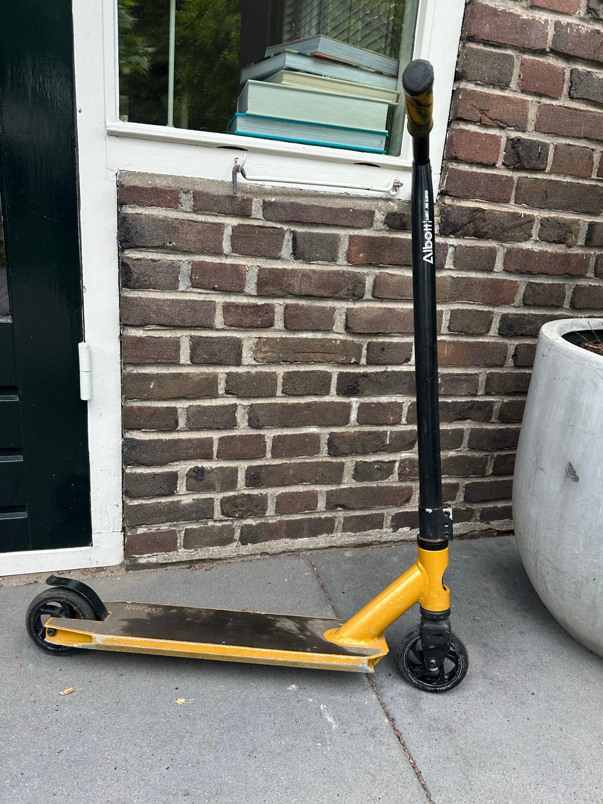 Abbott Pro - Stevige Stuntstep in goud geel, Ophalen, Gebruikt, Overige typen