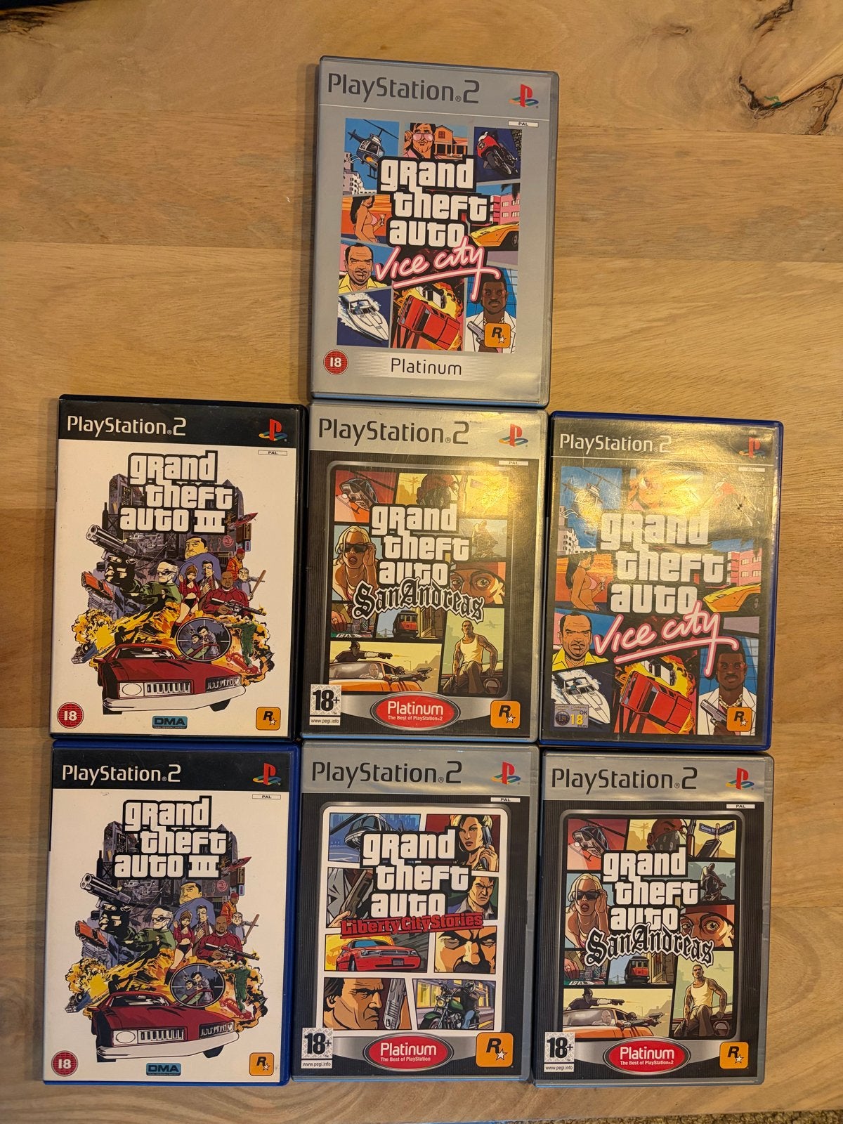 GTA PlayStation 2 Liberty, Vice City, San Andreas, III, Avontuur en Actie, Gebruikt, Vanaf 18 jaar, 1 speler