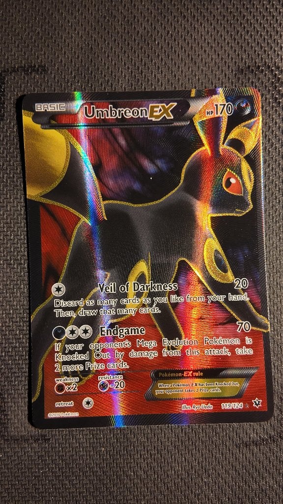 Umbreon-EX 119 Fates Collide | Pokemon kaart, Ophalen, Zo goed als nieuw, Losse kaart, Foil