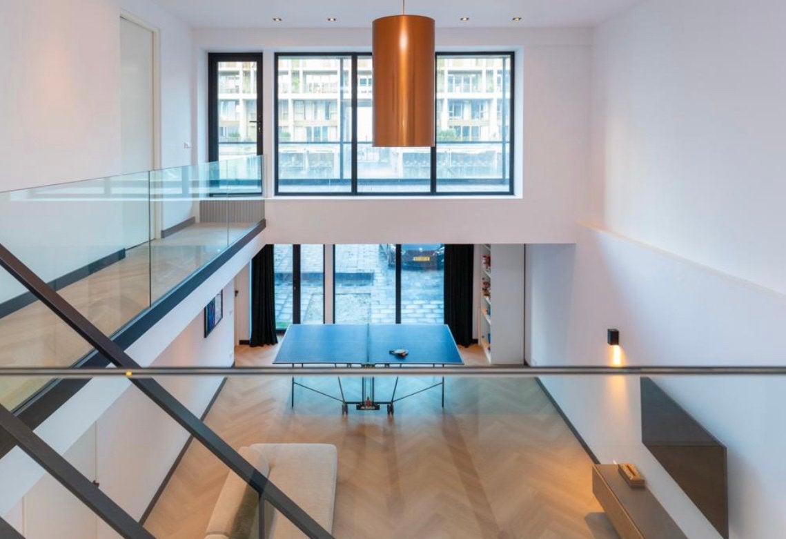 Prachtige koperkleurige hanglamp - Villa Arena, Huis en Inrichting, Ophalen, Zo goed als nieuw, Metaal, 75 cm of meer