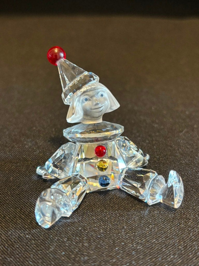 Swarovski clown | Vintage kristal | Origineel, Verzamelen, Swarovski, Ophalen of Verzenden, Zo goed als nieuw, Figuurtje