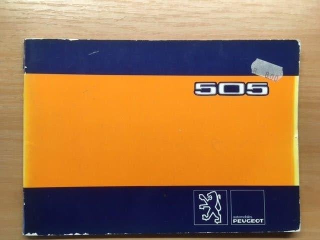 Handleiding Peugeot 505 (Gebruik, Onderhoud, Wartung) 1980, Ophalen of Verzenden