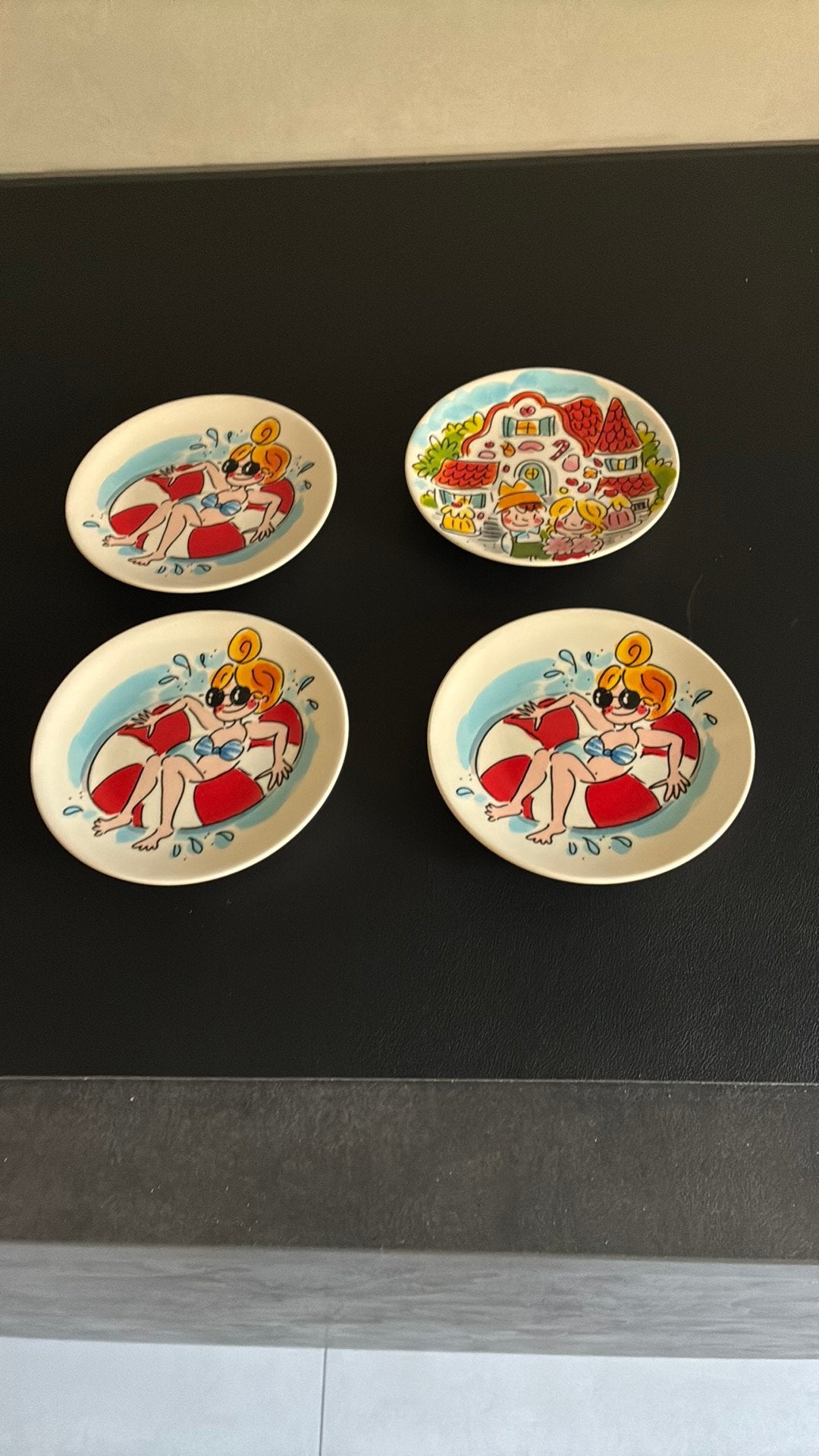 Bordjes Blond Amsterdam, Huis en Inrichting, Keuken | Servies, Ophalen, Zo goed als nieuw, Aardewerk, Bord(en)