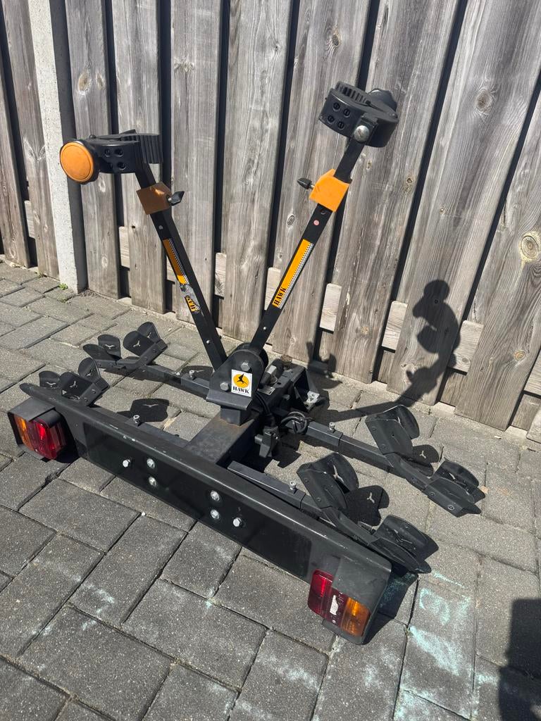 Hawk Trekhaak Fietsendrager voor 2 Fietsen, Ophalen, 2 fietsen, Gebruikt, Trekhaakdrager