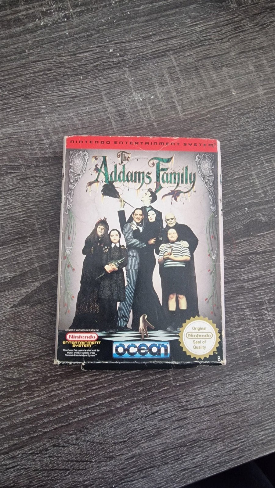 The Addams Family NES - met doos zonder handleiding, Spelcomputers en Games, Games | Nintendo NES, Gebruikt, 1 speler, Ophalen of Verzenden