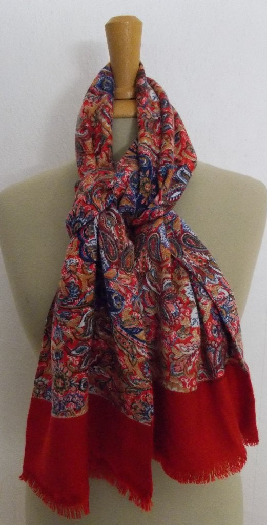 Mooie paisley print sjaal van Pulls, Verzenden, Zo goed als nieuw, Maat 38/40 (M), Sjaal
