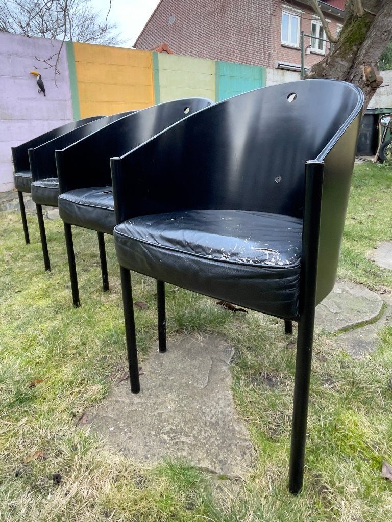 Phillipe Starch Driade Costes stoelen, Ophalen, Gebruikt, Zwart, Eighies, vintage, design