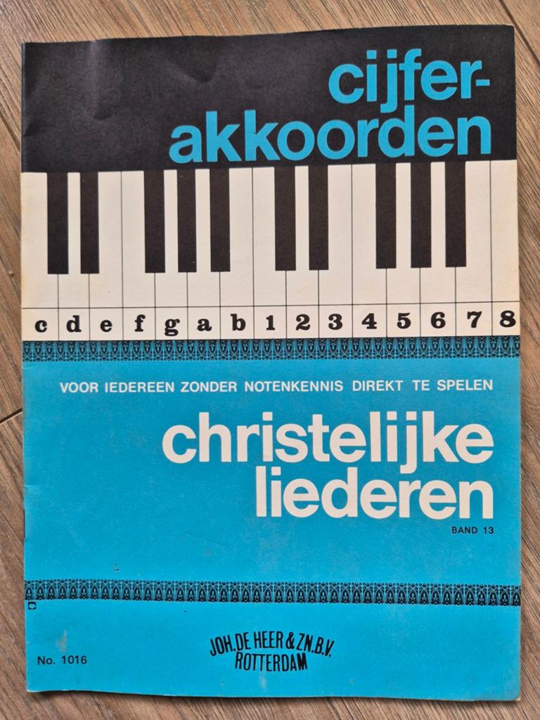 Cijfer-Akkoorden Christelijke Liederen Band 13, Muziek en Instrumenten, Ophalen of Verzenden