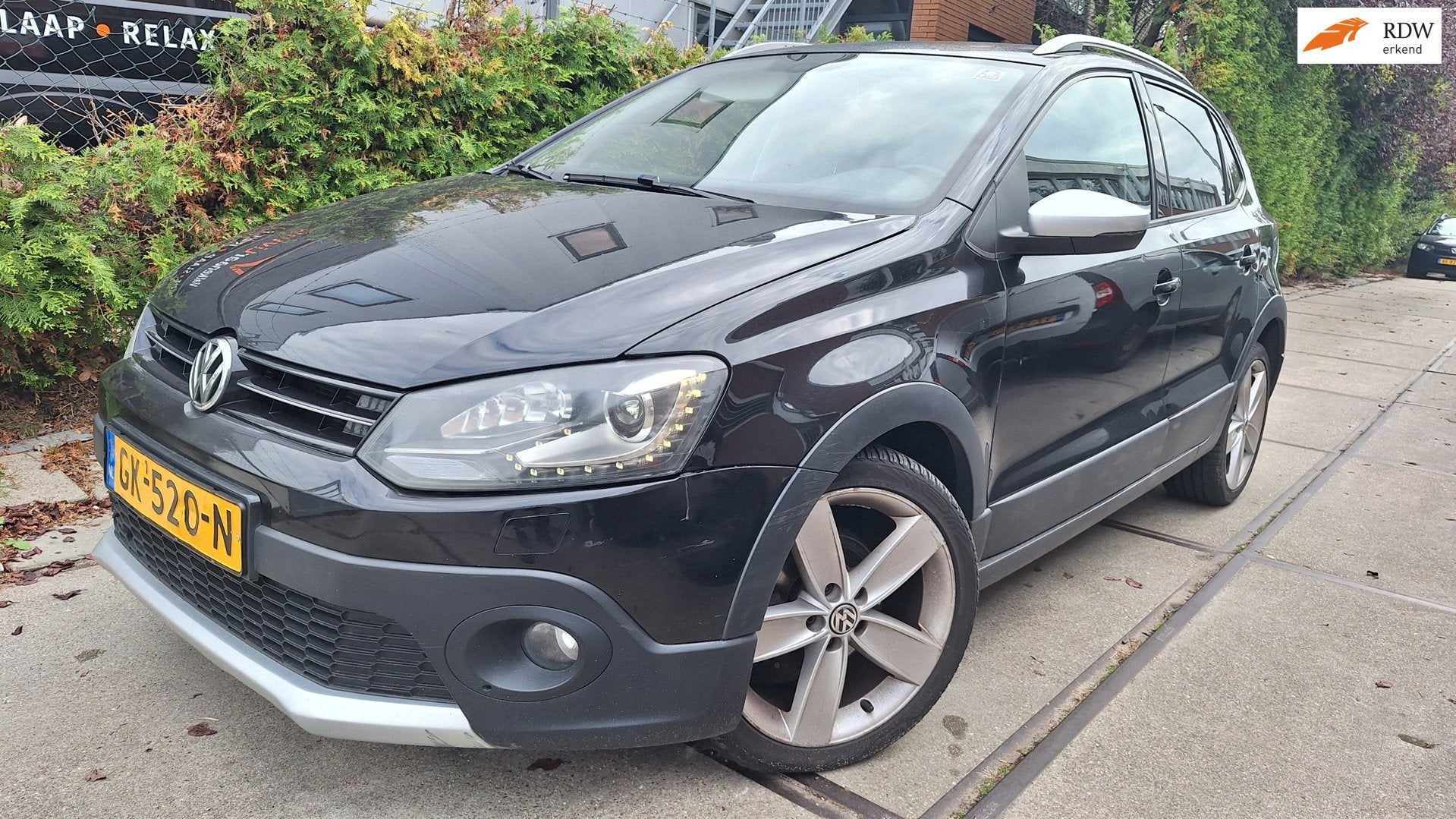 Volkswagen Polo 1.6 TDI Cross, Auto's, Euro 5, Gebruikt, Zwart, 4 cilinders