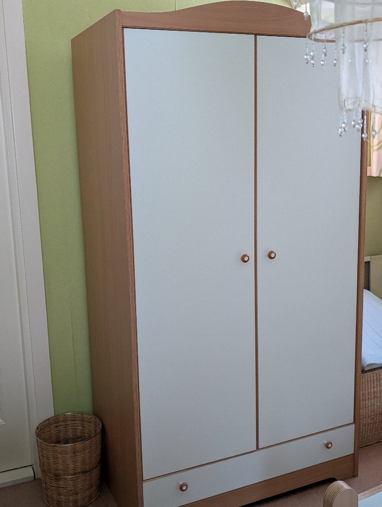 Kast, bureau en bed, complete set, i.z.g.st. Kom kijken!, Ophalen, Met plank(en), 50 tot 100 cm, Zo goed als nieuw