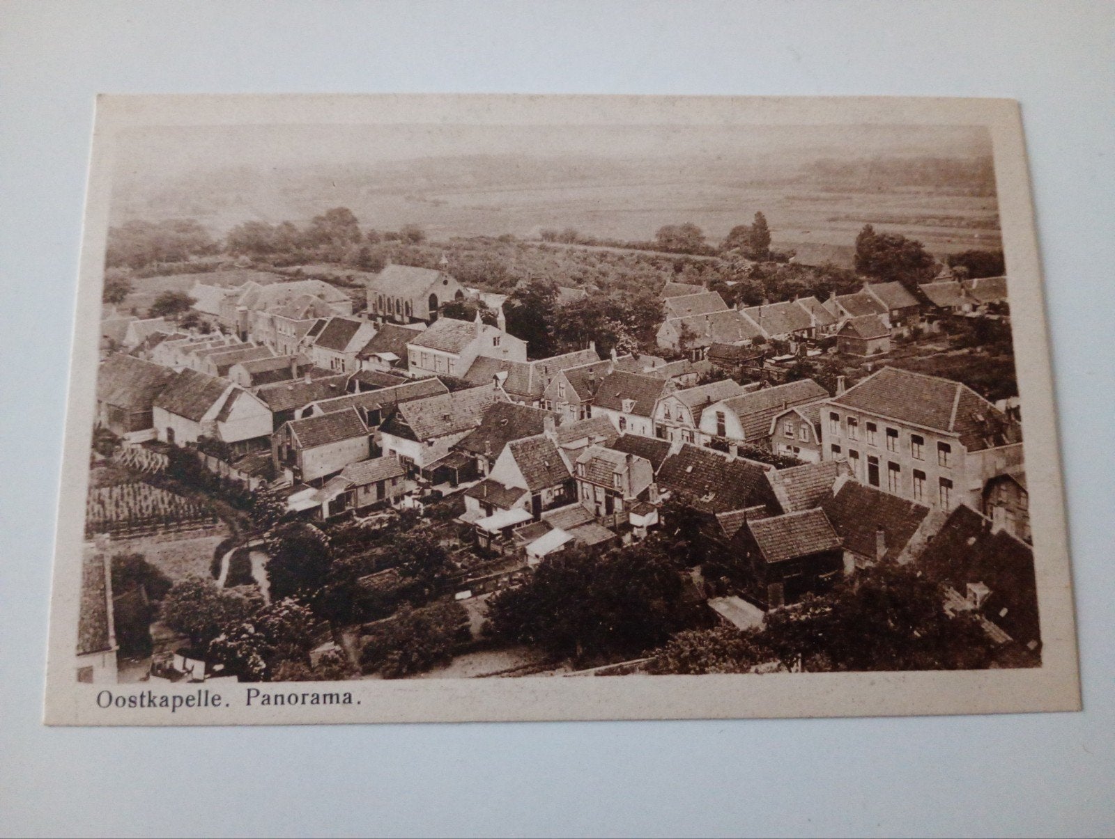 Oostkapelle Panorama, Ophalen of Verzenden, Voor 1920, Ongelopen, Zeeland
