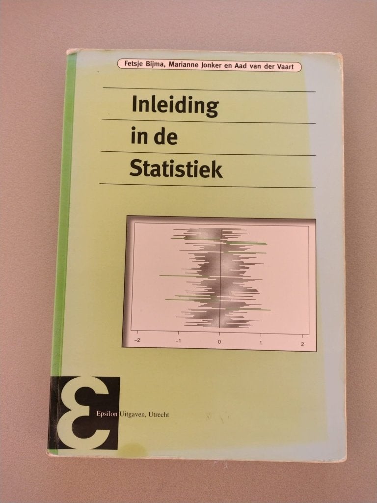 Inleiding in de Statistiek, Gelezen, Ophalen of Verzenden, WO, Bijma, Jonker, Van der Vaart
