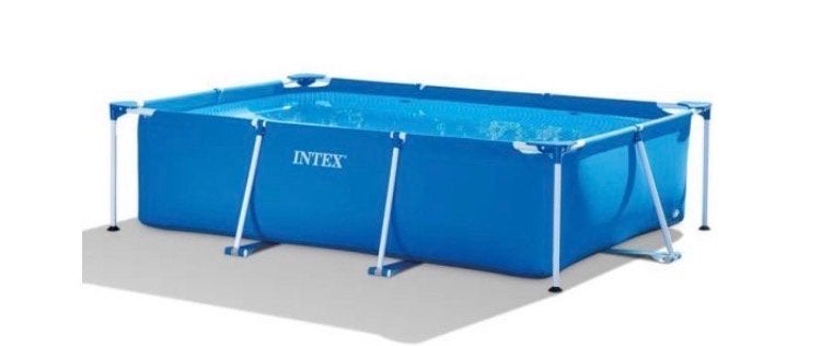 Intex zwembad 3x2m met trap en voetenbadje, Ophalen, Gebruikt, Opzetzwembad, 200 tot 400 cm