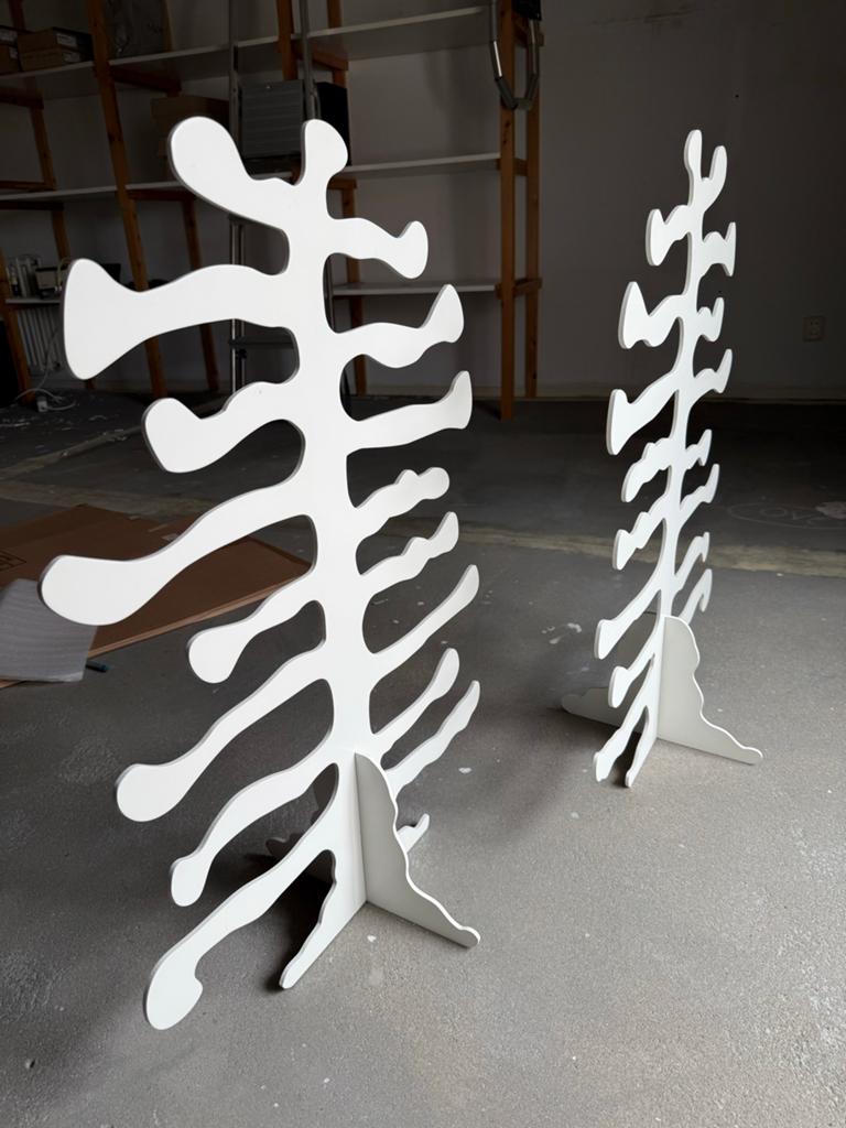 Decoratieboom wit MDF, Ophalen of Verzenden, Zo goed als nieuw