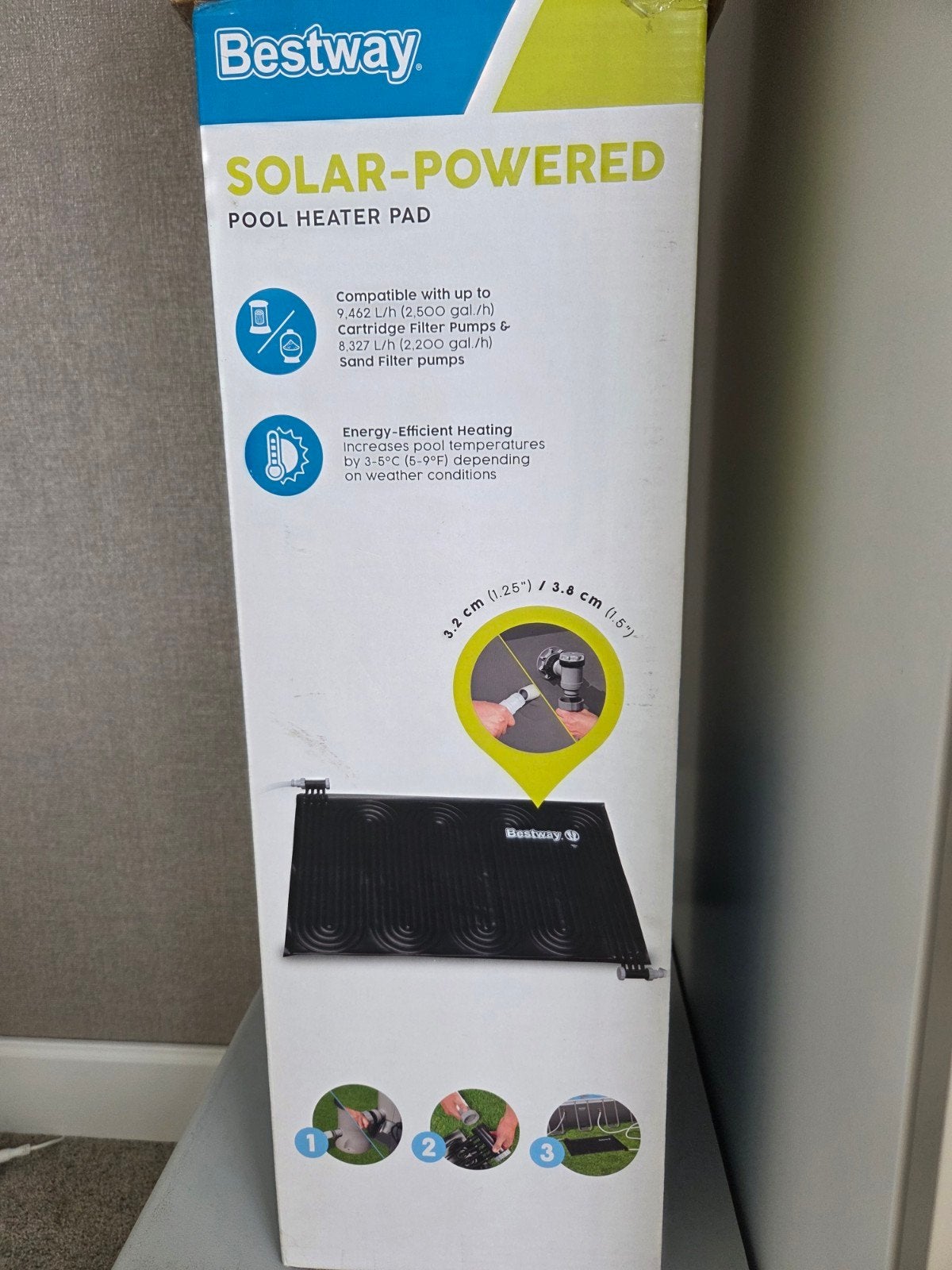 Bestway Solar-Powered Zwembad Verwarming Mat, Tuin en Terras, Zwembad-toebehoren, Ophalen of Verzenden, Gebruikt, Verwarming