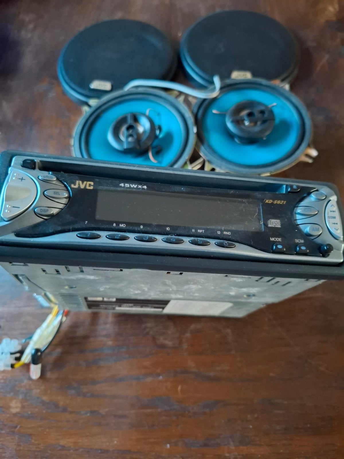 JVC KD-S621 CD-ontvanger met JVC-luidsprekers, Auto diversen, Ophalen, Gebruikt