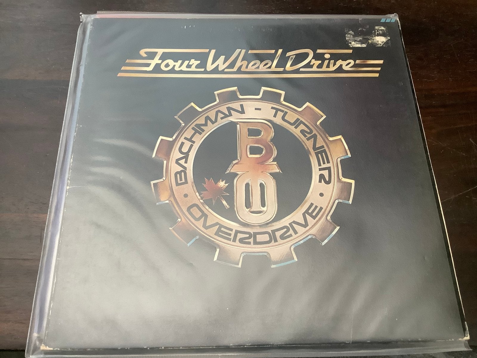 Bachman-Turner Overdrive - Four Wheel Drive LP (1975), LP, Gebruikt, Ophalen of Verzenden, Classic Rock