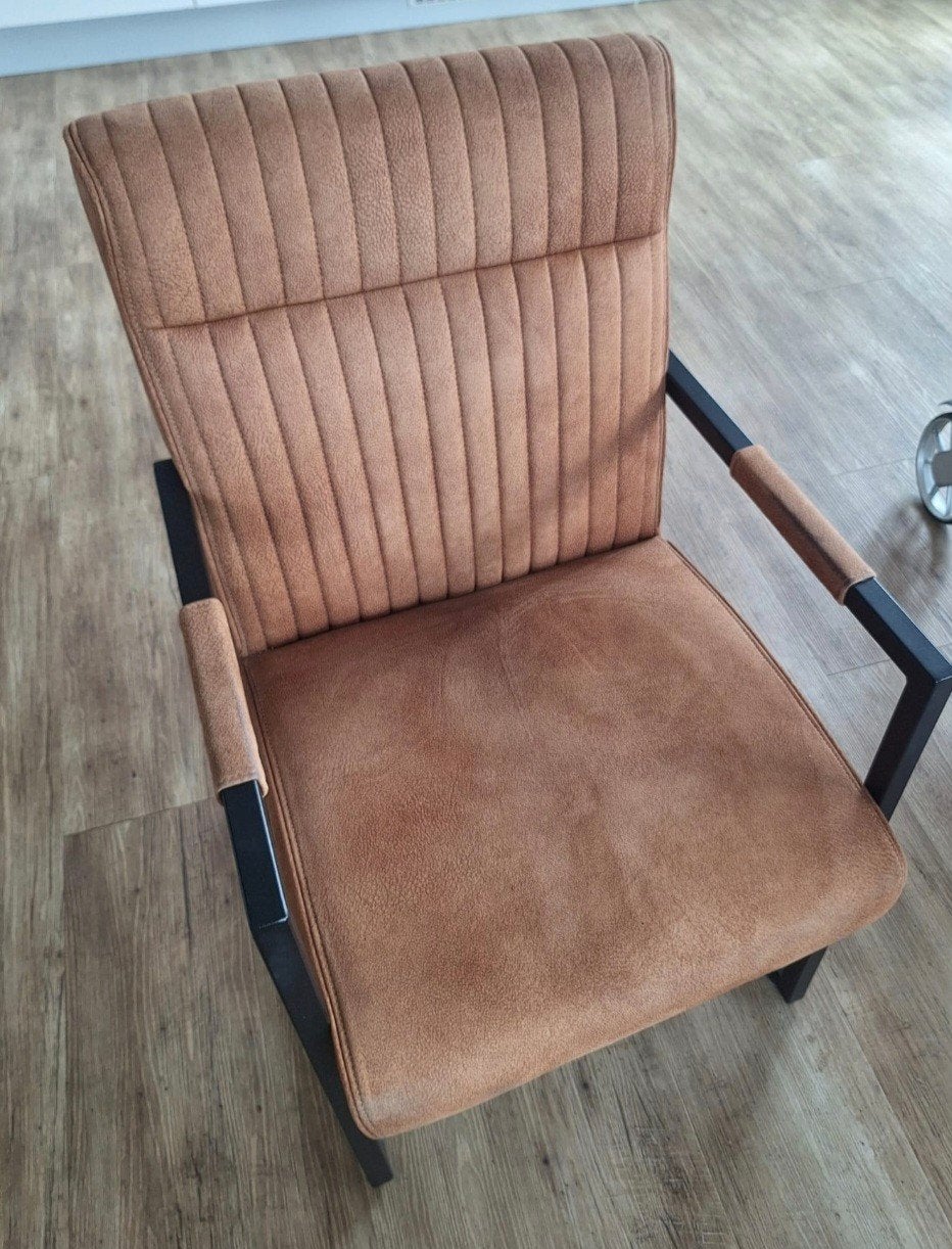 Heerhugowaard! Set van 4 Dantero eetkamerstoelen!, Huis en Inrichting, Stoelen, Ophalen, Bruin, Nieuw, Industrieel
