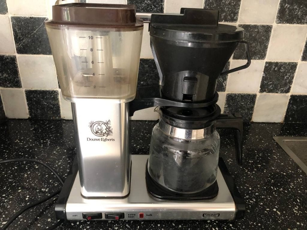 Douwe Egberts koffiezetapparaat Technivorm, Ophalen, Gebruikt, Koffiemachine, Gemalen koffie