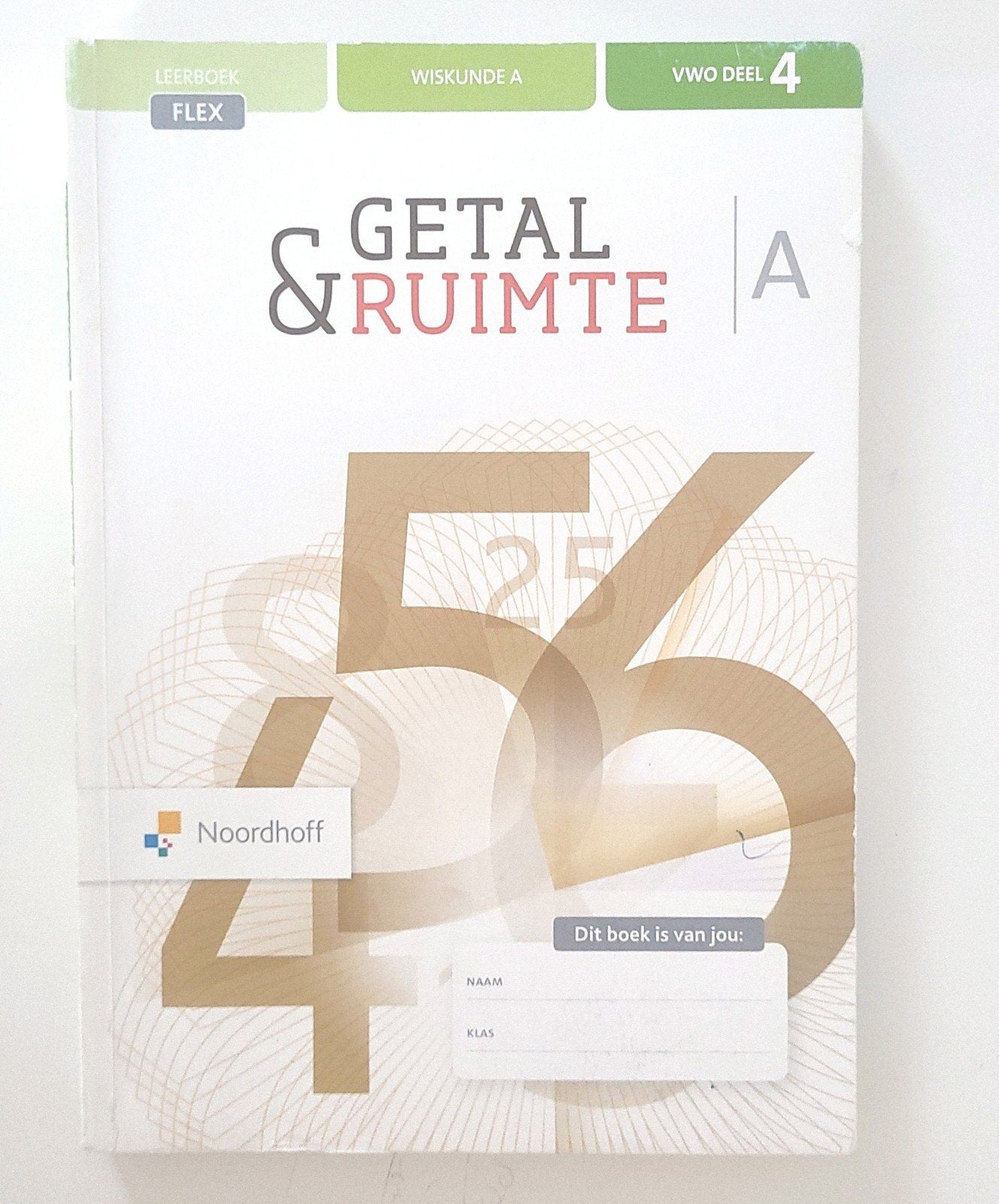 Getal & Ruimte Wiskunde A 6 VWO, Boeken, Ophalen, VWO, Wiskunde A, Zo goed als nieuw
