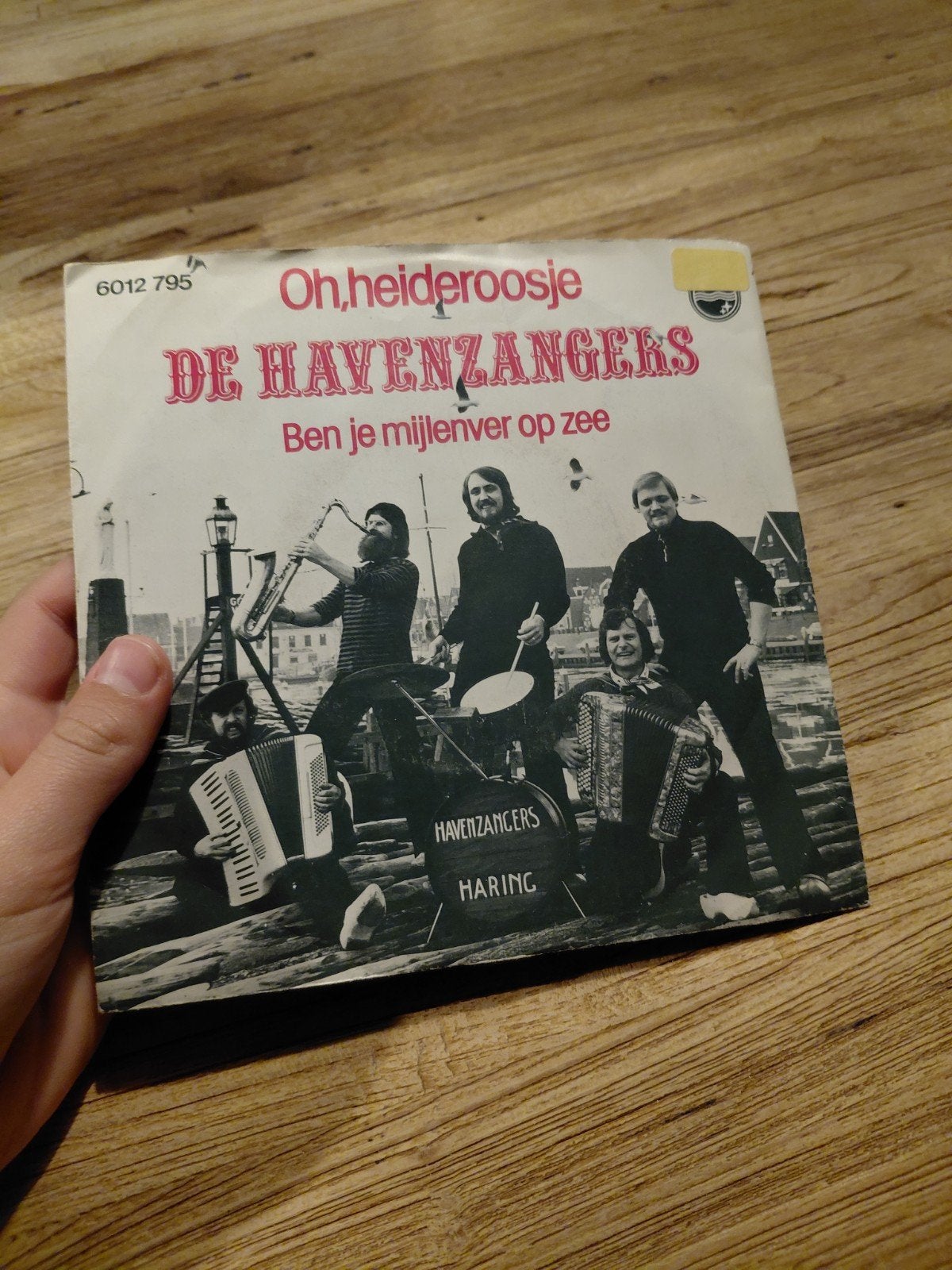 De Havenzangers - Oh, heideroosje / Ben je mijlenver op zee, Gebruikt, 7 inch, Ophalen of Verzenden, EP