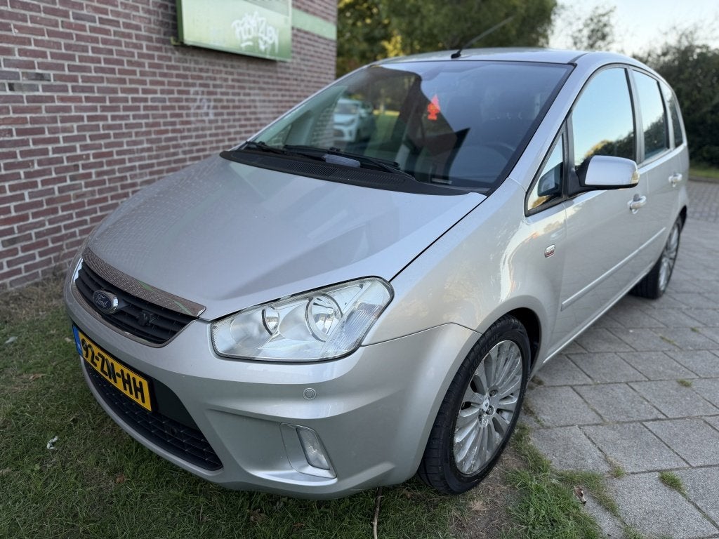 Ford C-MAX 1.8-16V Titan*2008*Ecc|Cruise|Pdc|Nav|T-haak|Nap, Auto's, Gebruikt, Zwart, 4 cilinders, Automatische klimaatregeling