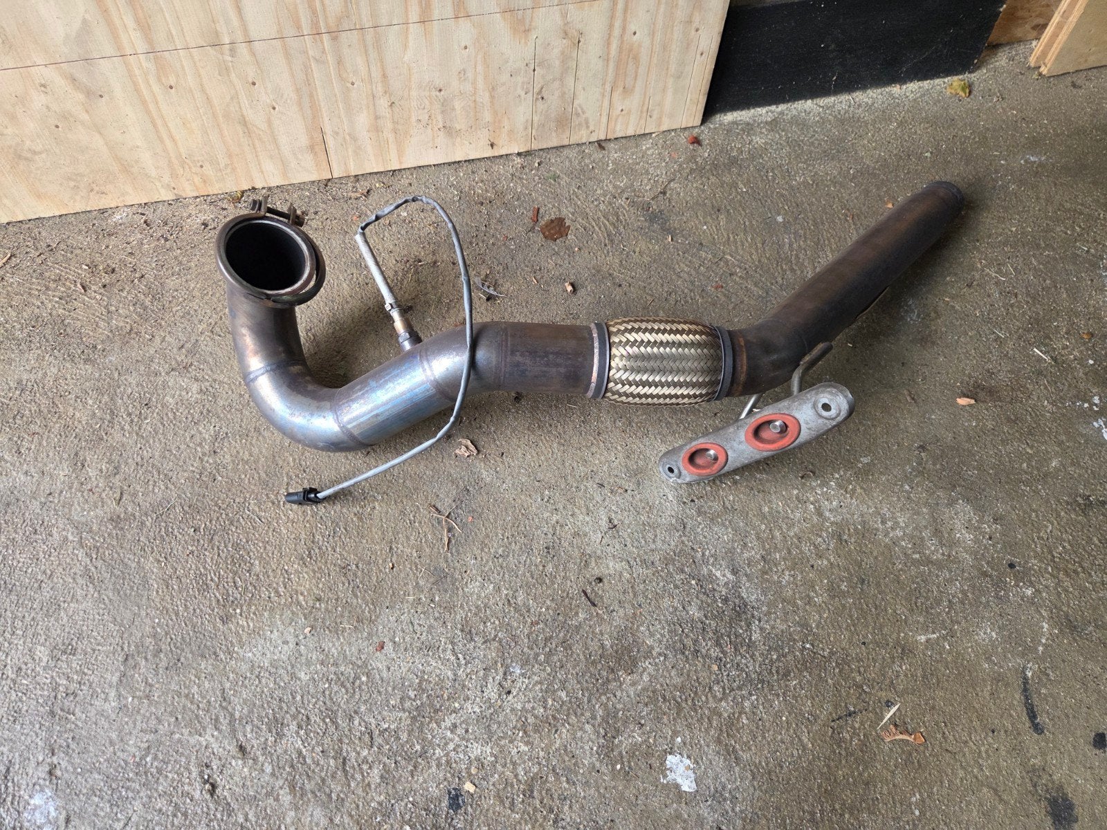 Uitlaat Seat Leon 5F Cupra Hatchback. RVS downpipe, klep, Ophalen, Gebruikt, Seat