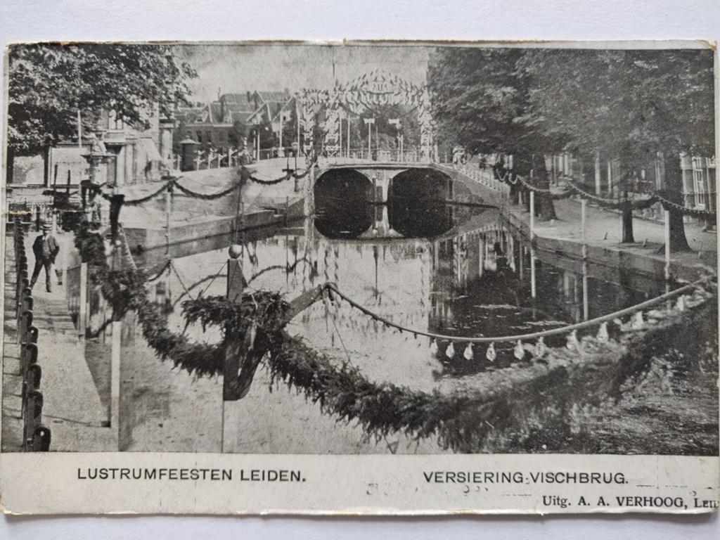 X2052 Leiden 1910 naar Rijssen, Verzamelen, Ophalen of Verzenden, Voor 1920, Zuid-Holland