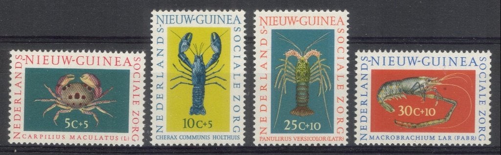 Nieuw Guinea (7) - kreeften, Postzegels en Munten, Postzegels | Nederlands-Indië en Nieuw-Guinea, Verzenden, Postfris, Nieuw-Guinea