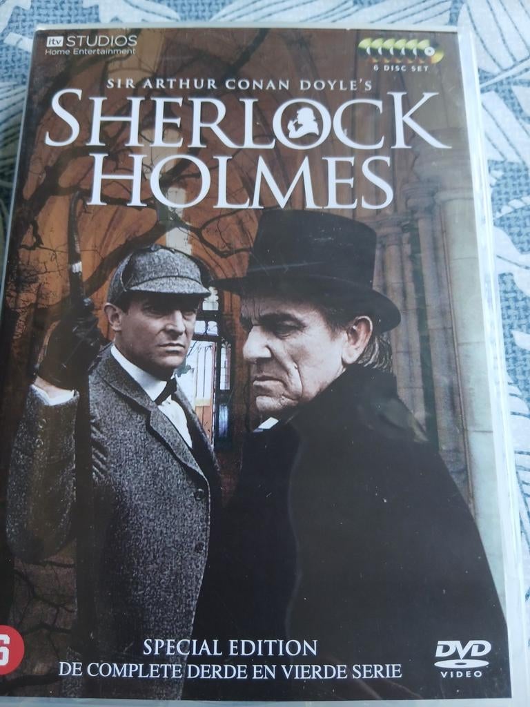 Sherlock Holmes seizoen 3 en 4, Cd's en Dvd's, Ophalen of Verzenden, Zo goed als nieuw, Detective en Krimi