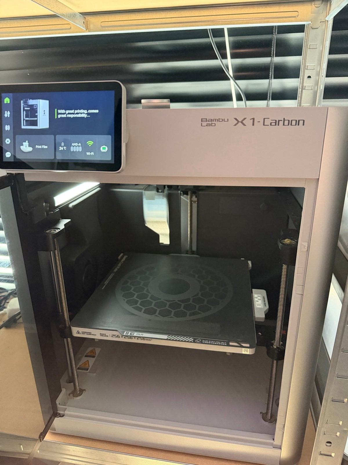 Bambu Lab X1-Carbon 3D-printer met AMS en accessoires, Computers en Software, Ophalen, Ingebouwde Wi-Fi, Zo goed als nieuw, Filament