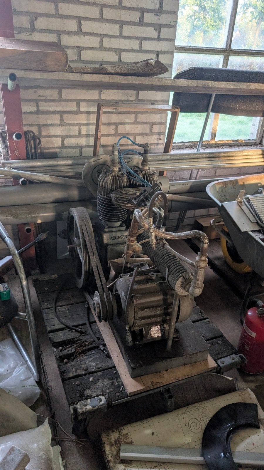 Aerostyle London Luchtcompressor - Vintage Model, Doe-het-zelf en Verbouw, Ophalen, Gebruikt, 400 tot 800 liter/min, 10 bar of meer