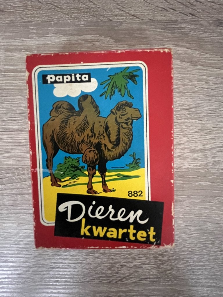 Papita Dieren Kwartet, Compleet., Verzamelen, Ophalen of Verzenden, Gebruikt, Kwartet(ten)