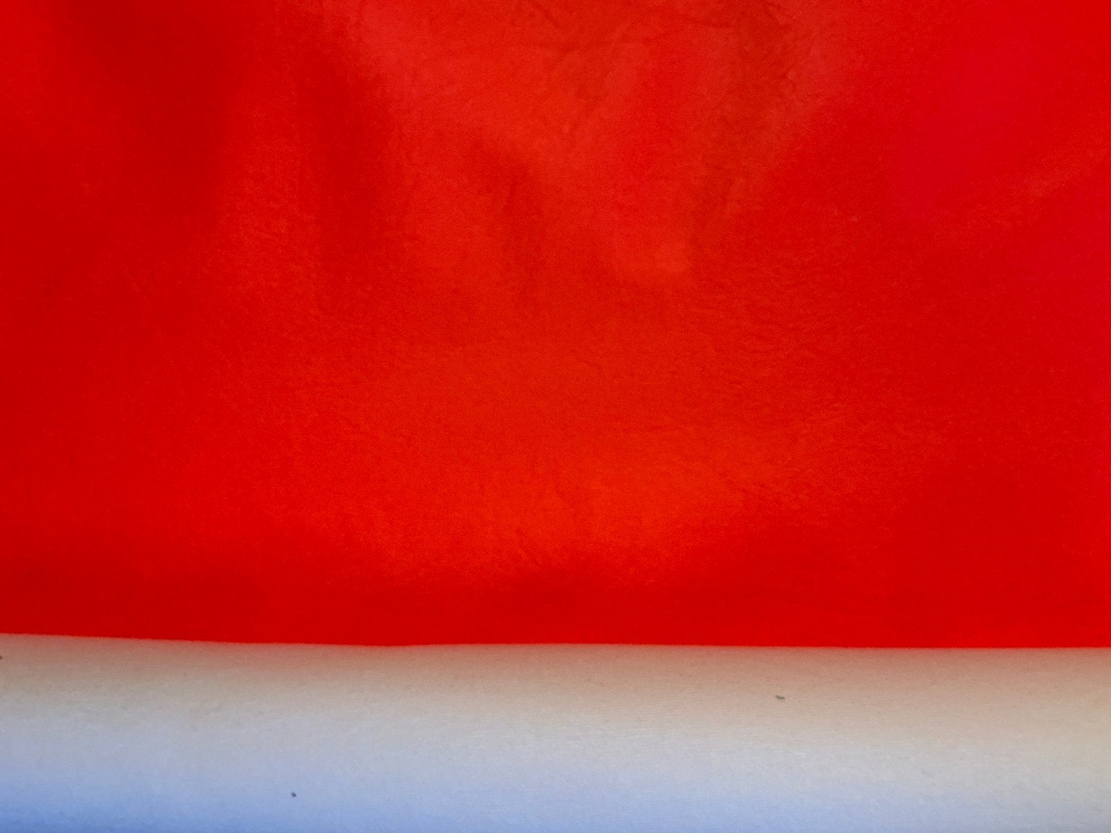 Skai fel oranje lap is 1 meter 20 bij 70 cm, 120 cm of meer, Leer of Kunstleer, Nieuw, Oranje