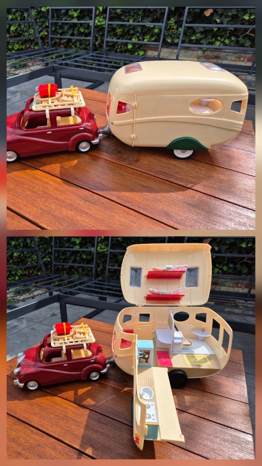 Ophalen: Sylvanian Families auto + caravan, Ophalen, Zo goed als nieuw, Toebehoren