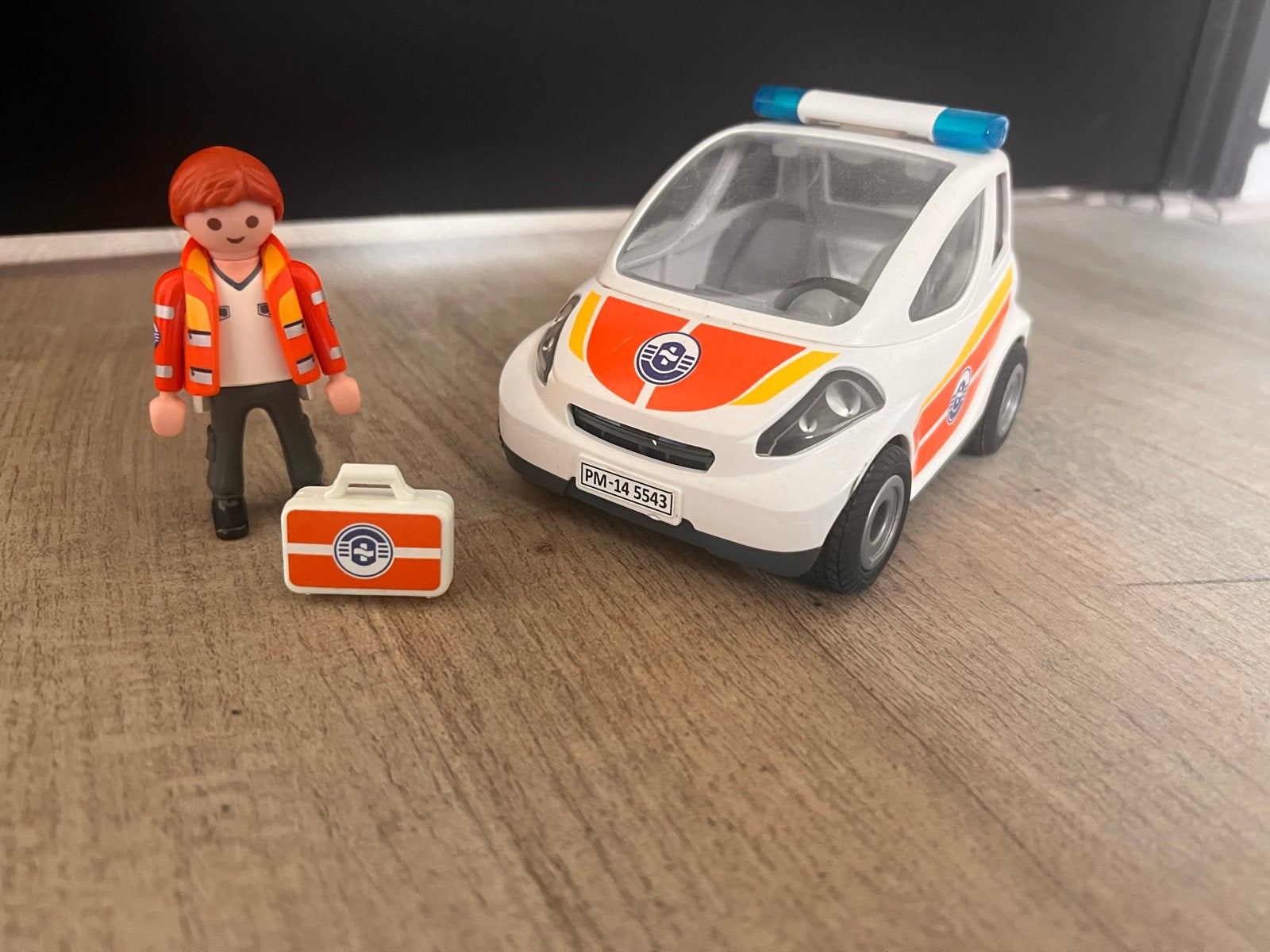 Playmobil City Action ambulance auto en broeder #5543, Ophalen of Verzenden, Gebruikt