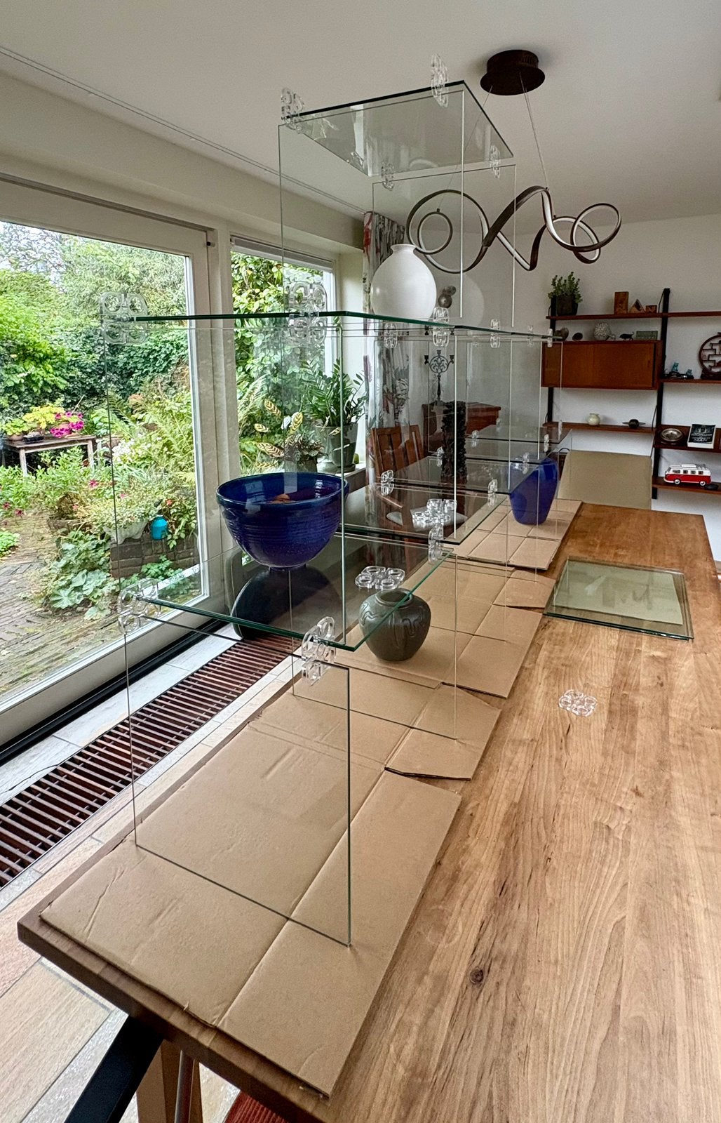 Siletsy vitrine., Ophalen, Gebruikt, 100 tot 150 cm, Glas